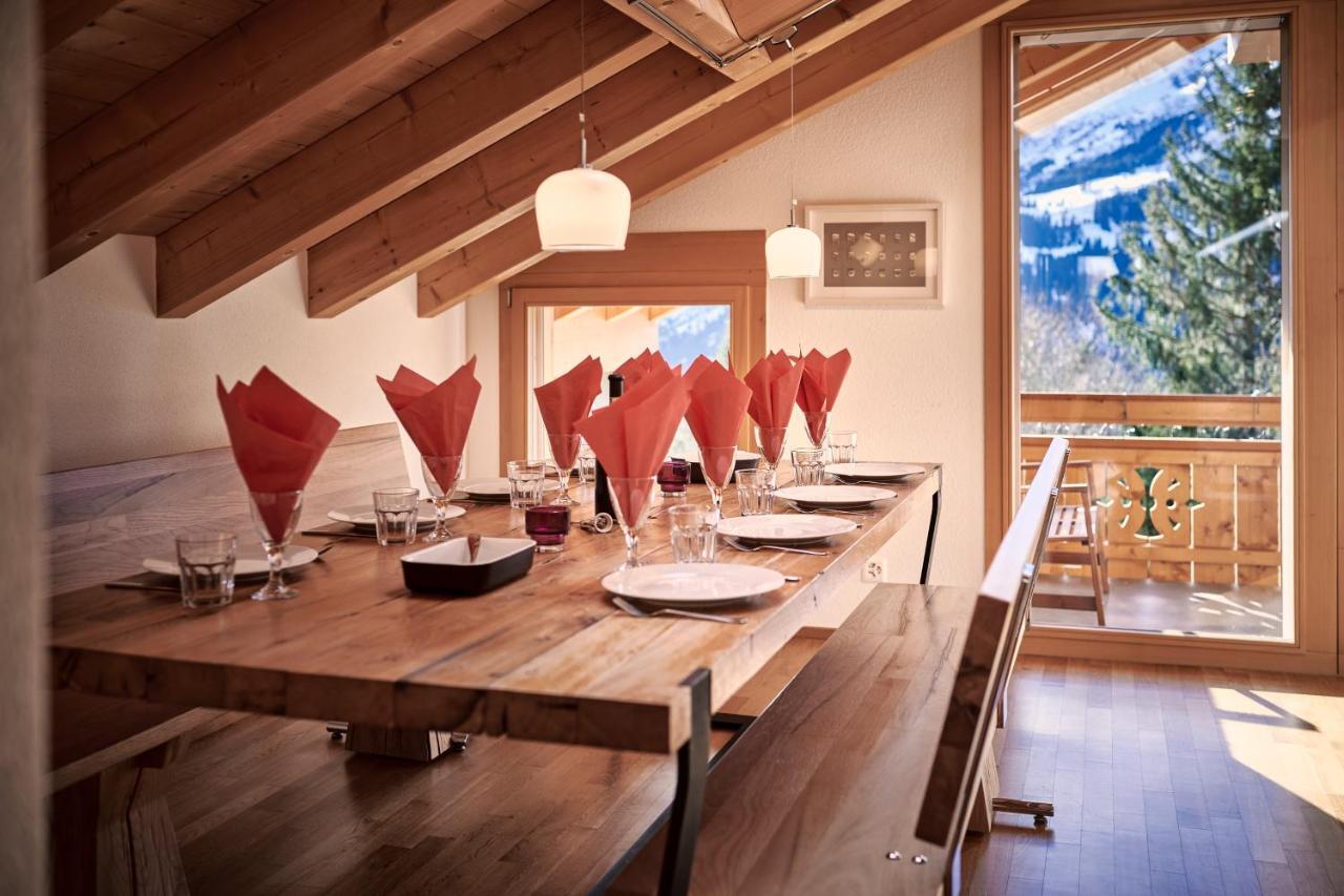 Chalet Bergfrieden Penthouse Wengen Exterior foto