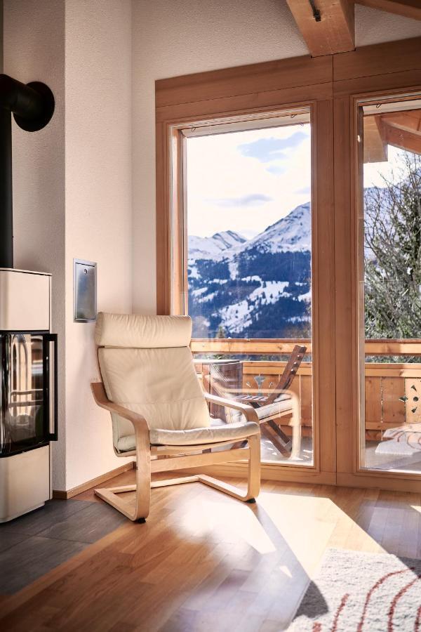 Chalet Bergfrieden Penthouse Wengen Exterior foto
